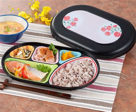 Reusable Shokado Bento Box Restaurant Plastic With Lids Square Shape