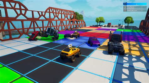 Chaos Color Switch 🚚🚕🚙🚗 Tiny Fortnite Creative Map Code