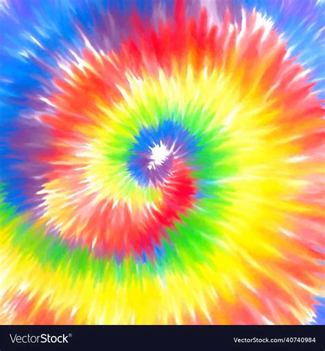Abstract Hand Painted Tie Dye Background Vector Image