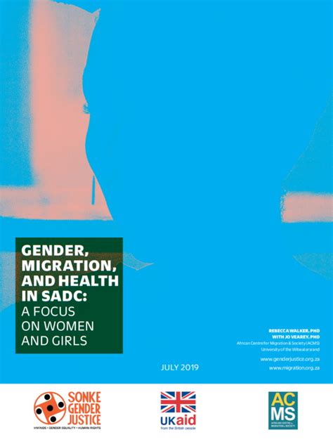 Gender Migration And Health In Sadc Sonke Gender Justice
