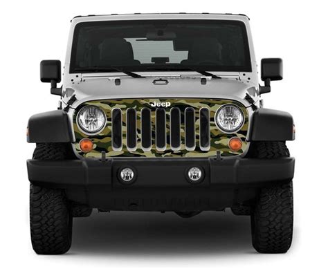 Jeep Wrangler Grill Skin Grill Wrap Check Out Our Grillwheel Hood