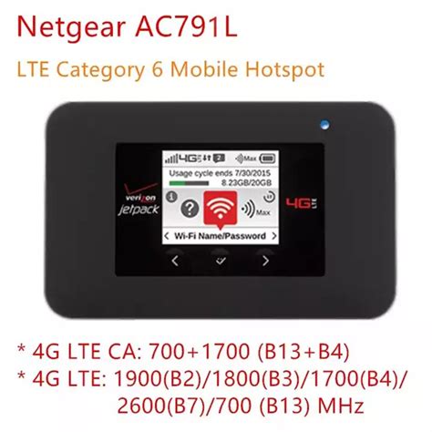 Netgear Y Ksek H Zl 4G LTE Mobil Hotspot AC791L Cat6 Y Ksek H Zl