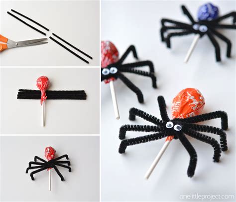 How To Make Lolly Pop Spiders