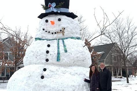 19-Foot-Tall Snowman Built an Hour from St. Cloud