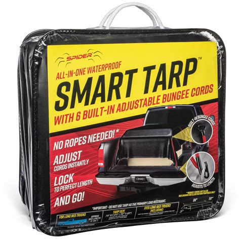 Spider Smart Tarp 7 8” X 10 6” Waterproof Heavy Duty Truck Bed Cover