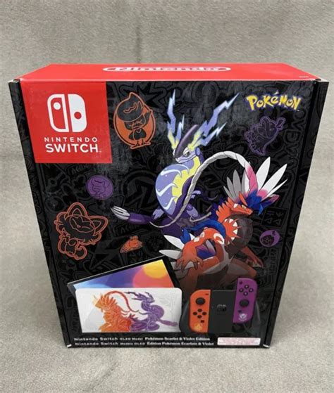 Nintendo Switch Console Oled Model Pokemon Karmesin And Purple Edition