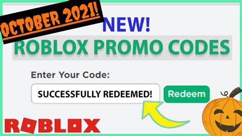 All 5 New Roblox Promo Codes On Roblox October 2021 All Roblox
