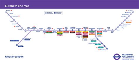 Thegriftygroove New Tube Map With Elizabeth Line