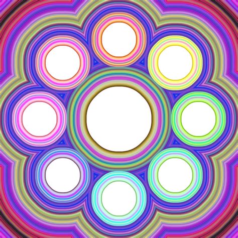 Free Vector Multicolor Circles Background