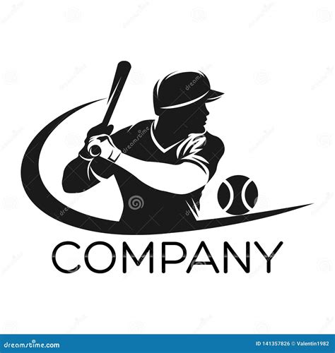 Modern Baseball Logo Vector Illustration Stock Vector Illustration