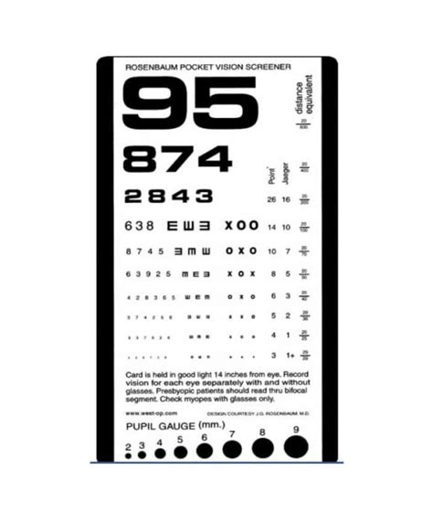 50 Printable Eye Test Charts Printabletemplates California Dmv Vision