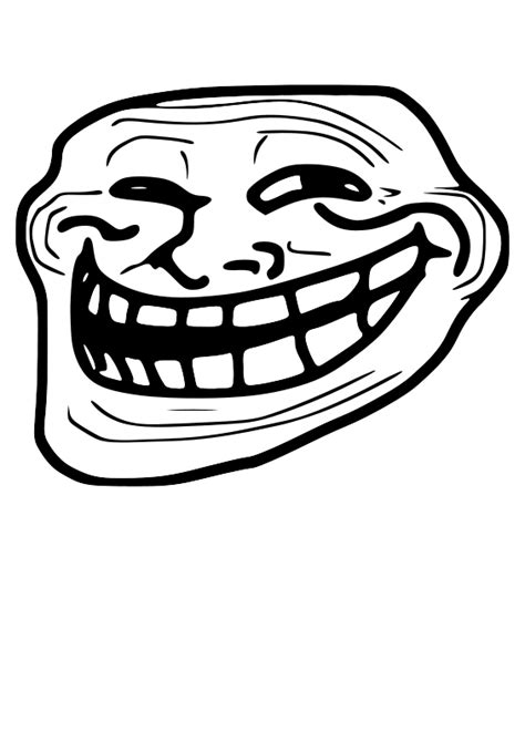 troll face free stock clipart