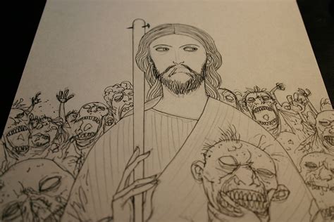 jesus hates zombies inks nearly done just the smaller fin… flickr