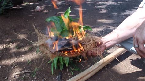 How To Make A Fire By Rubbing Two Sticks Together Survival Training