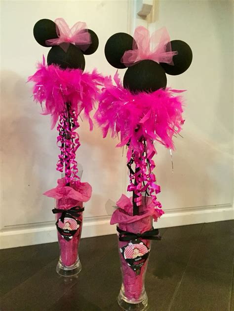 Minnie Mouse Bowtique Centerpieces Minnie Birthday Party Girl Birthday