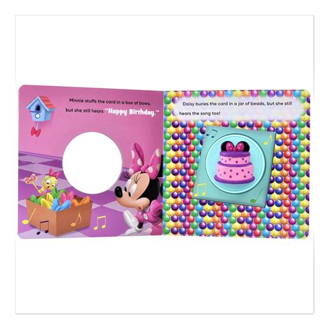 Disney Junior Minnie Happy Birthday Surprise Sound Board Book Samko