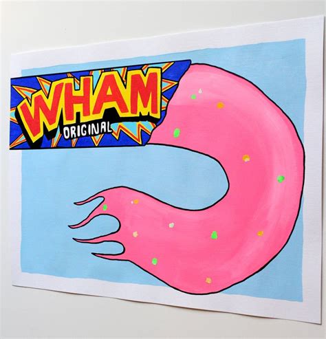 Wham Bar Retro Sweets Pop Art Painting On Unfr Artfinder