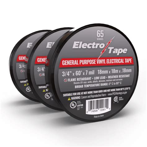 General Purpose Electrical Tape 65 Series 7 Mil Electro Tape