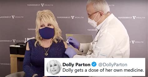 Dolly Parton Got Her First Dose Of The Vaccine She Helped Fund And It
