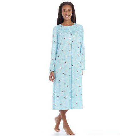 Womens Croft And Barrow® Pajamas Pintuck Knit Nightgown Night Gown Women Fashion