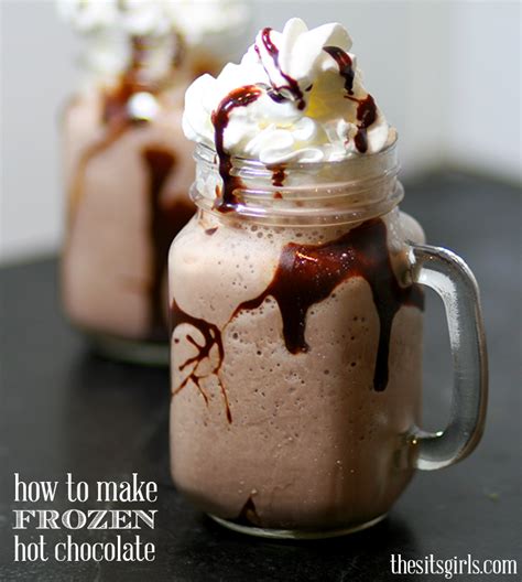 Now you can enjoy tasty homemade hot chocolate in any weather! Frozen Hot Chocolate Recipe
