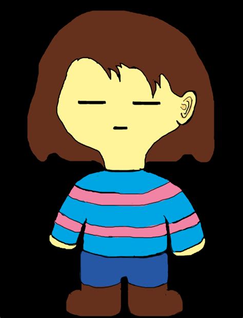 My Drawing Of Frisk From Undertale By Iguessihadtodoit On Deviantart
