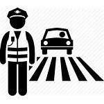 Icon Traffic Police Road Security Cop Ticket