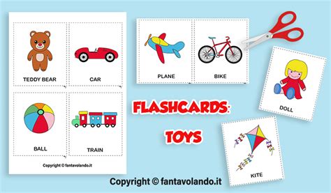 Flashcards Toys Fantavolando