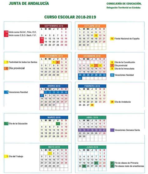 Calendario Escolar Cordoba 8741024 CEIP EDUARDO LUCENA Tu Centro