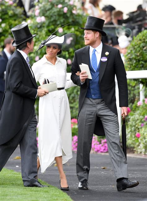 Prince Harry And Meghan Markle At Royal Ascot 2018 POPSUGAR Celebrity