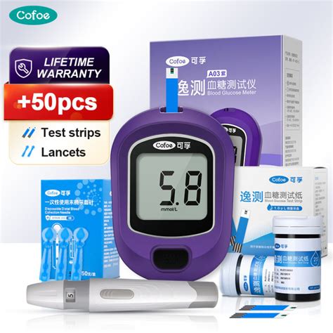 Cofoe Yice A Blood Sugar Test Kit S Test Strips S Lancets