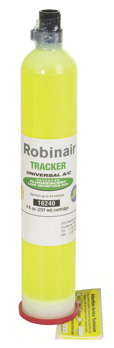 Robinair Tracker Universal Ac Uv Dye 8oz Bottle 16240 Cool