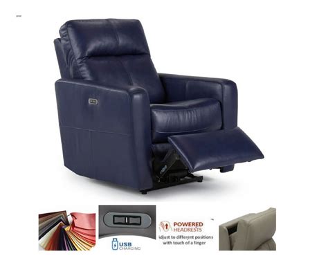 Choose slender track arms for a more. Leather Recliners | Be Seated Leather Furniture | Michigan ...