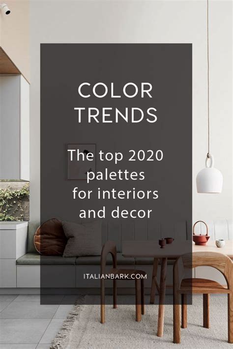 2020 2021 Color Trends Top Palettes For Interiors And Decor Design