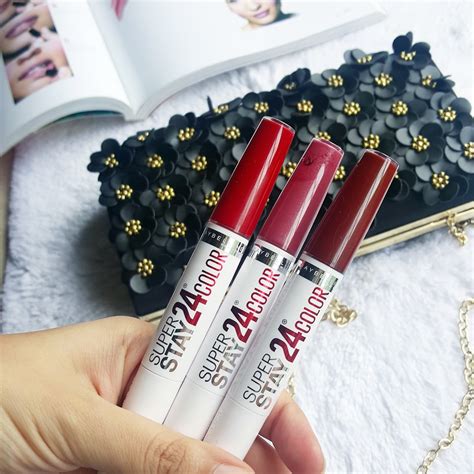 Ridzi Makeup Maybelline Super Stay 24 Hr 2 Step Lipstick Review Swatches