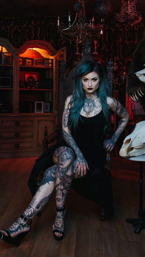 Ryan Ashley Marlarkey Tattoed Women Tattoed Girls Inked Girls Gothic Girls Goth Beauty Dark