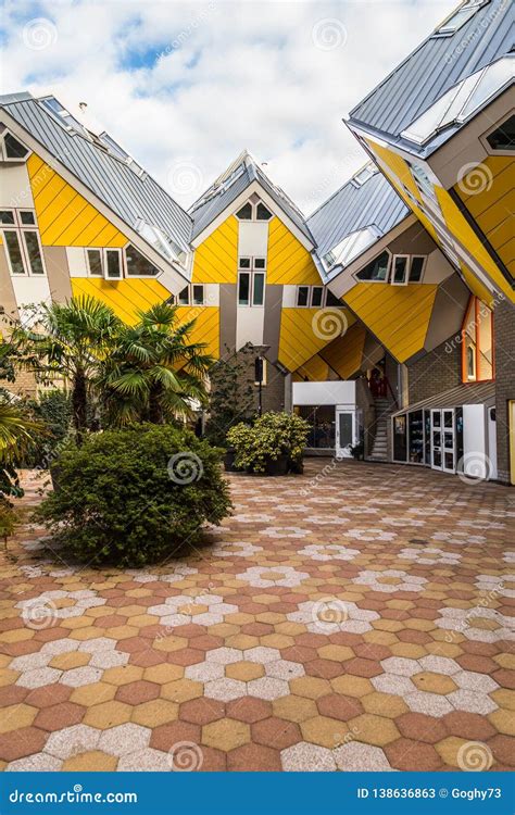 The Cubic Houses Of Rotterdam Editorial Stock Photo Image Of
