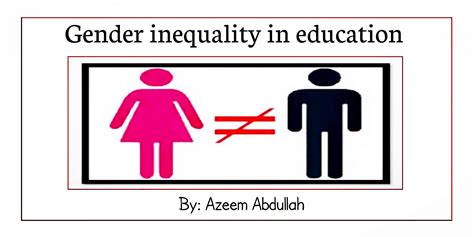 Gender Inequality In Education The Baloch News