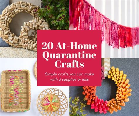 20 Easy Quarantine Crafts To Do At Home Design Improvised