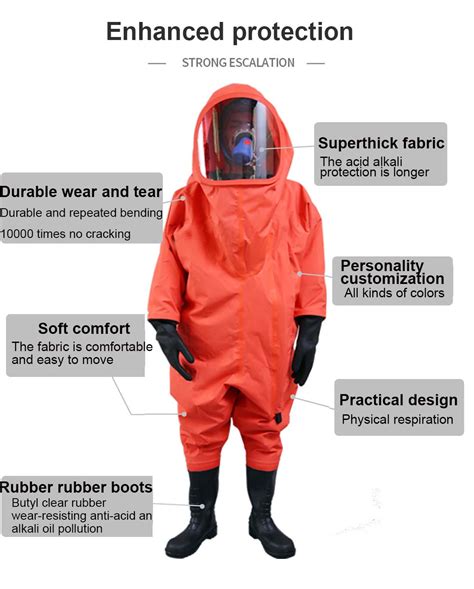 Heavy Chemical Protective Clothingfully Enclosed Chemical P Qingdao