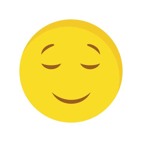 Calm Emoji Vector Icon Nohat Free For Designer