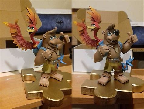 3d Printer Banjo Kazooie Collectible Statue Made With Ender 3 Pro・cults