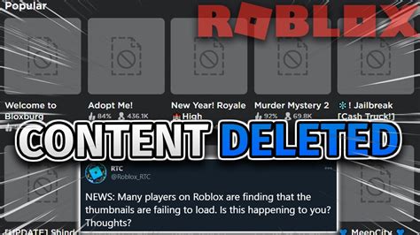 What Happened To These Roblox Games Content Deleted Youtube