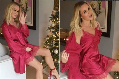 Amanda Holden Turns Bedroom Temptress With X Rated Lingerie Striptease
