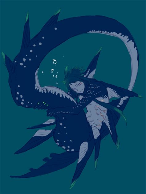 落書きまとめ ゆずしお の漫画 Pixiv 人魚の絵 神話上の生き物の芸術 マーメイドアート