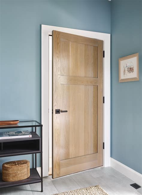 Select Solid White Oak Shaker Door Wood Doors Interior Shaker Style