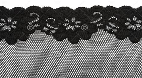 Black Lace With Pattern With Form Flower Stock Image Image Of Black