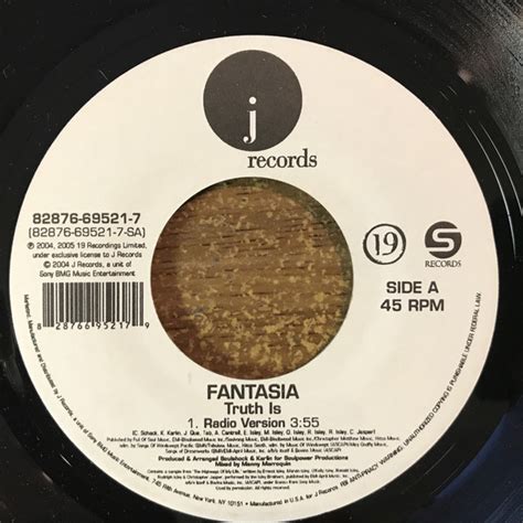 Fantasia Truth Is 2004 Vinyl Discogs