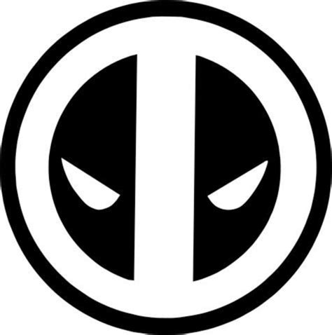 Deadpool Emblem Vinyl Sticker Decal Decorative Etsy