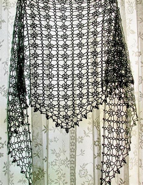 stylish easy crochet crochet lace shawl for summer pattern